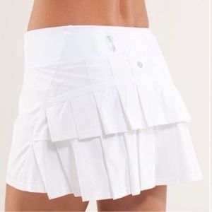Lululemon pace setter ruffle tennis skirt skort